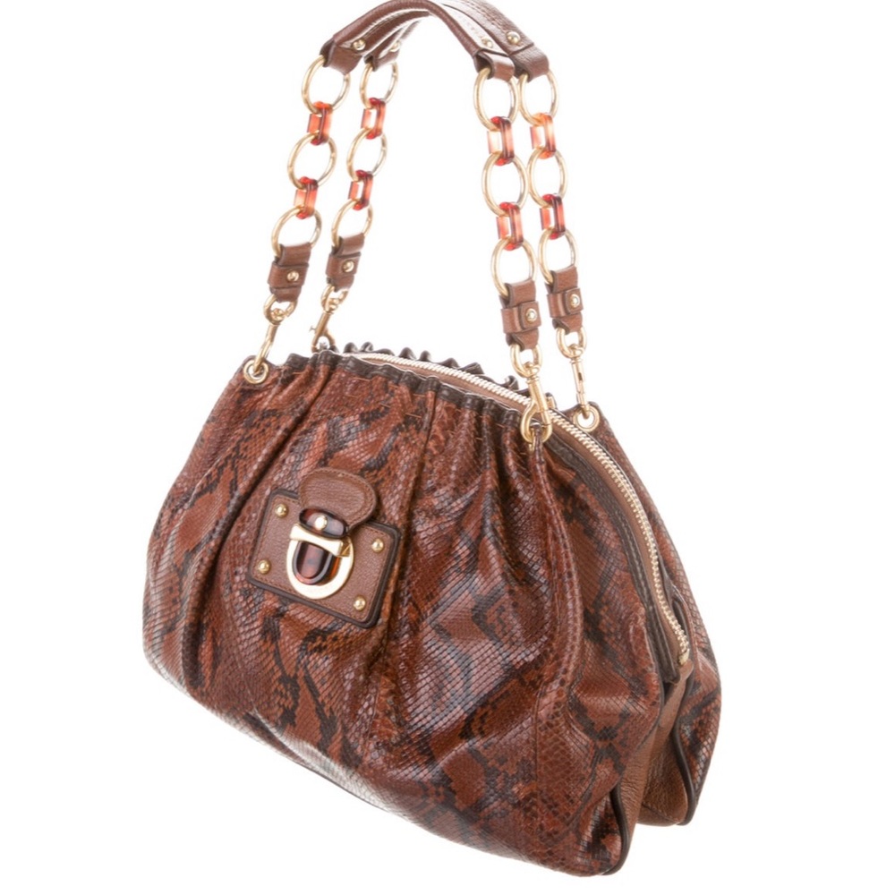Authrare Authentic Marc Jacobs”Python”Capra Bag - image 3